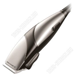 Машинка для стрижки (сеть) 15Вт, 4 насадки (3-12мм), лезвия сталь, щеточка, масло, цвет серый/серебро (20) 