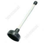 Вантуз чёрн, пластик.ручка 38см, d110мм (50)