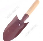 Совок посадочный с дер.ручкой L37см большой,порошков.окрас. (20)