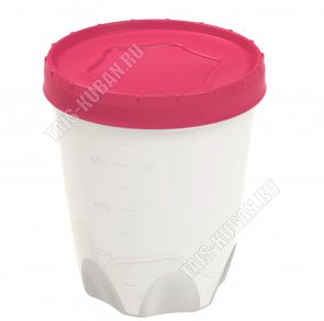 Контейнер кругл 0,9л винт.крышка (d11,5 h13,5см) (40) 