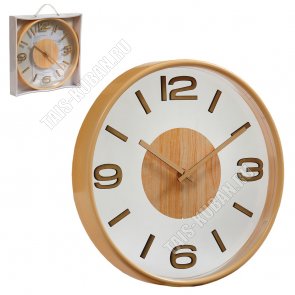 Часы (пластик) круг d30см 