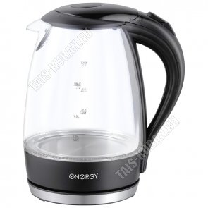Чайник стекло 1,7л 2200Вт диск,автооткл,защ.от перегр. (6) 