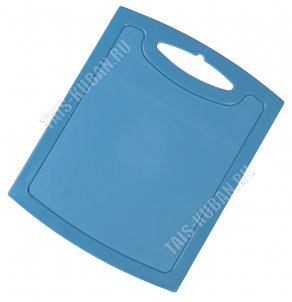 Доска раздел, вырубн.руч (32х26см) толщ.6мм, сине-серый (25) 