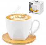 Айсберг /Бамбук Чай- 2пр 280мл (чашка-квадр.дно,блюдце бамбук) п/у