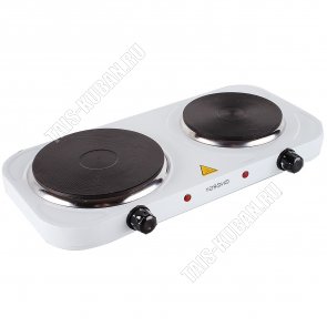 Плита эл. 2конф. Блин чугун. 1000+1500Вт, d150/180мм, 5 реж. t (5) 