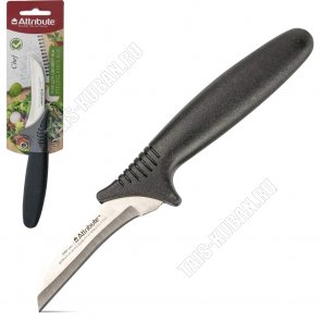 Chef/черн Нож L9см д/овощей,нерж+пласт (12) 