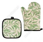 Рукавица+прихватка полиэстр (17х27см/17x17см) 