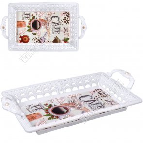 Поднос-лоток декор,прям.(36х24 h3,5см) 