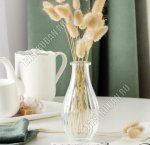 Ваза мини для цветов (стекло) h14см d6/8,5см ф.