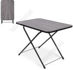 Стол складной (75х50см h50/62см) Ясень серый