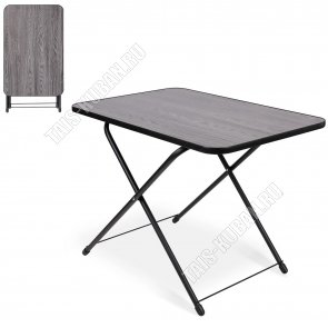 Стол складной (75х50см h50/62см) Ясень серый 