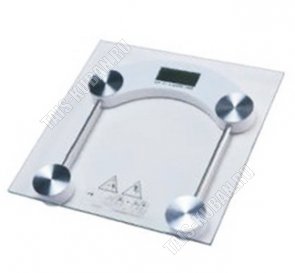 Весы напольн. эл. до 180кг дел.100гр,стекло,30х30см (10) 