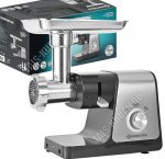 Мясорубка 2800Вт реверс,сталь/черный (2)