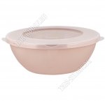 Миска с крышк, персик 5л круг.(d30 h11см) (15)