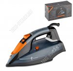 Утюг керамическая подошва 2400Вт пар 20г/вода 380мл,чёрный/оранжевый (8)