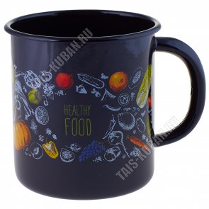 Овощи Кружка черный 1,0л (12) 