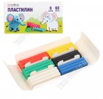 Пластилин  6 цветов, 60гр (12) 