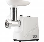 Мясорубка 2000Вт 2 диска с отверстиями d5/7мм, цвет белый (6)