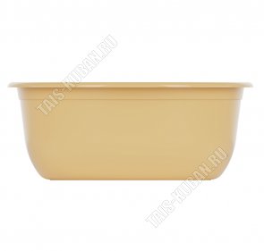 Таз кругл.22л (d45,5 h18,5см) желтый (10) 