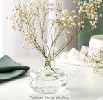 Ваза мини для цветов (стекло) h 8см d2/8см ф.