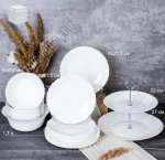 Белый Столовый набор 20пр 