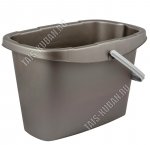 Ведро 13л антрацит,прямоугольное (38х28,5 h25см) (14) 