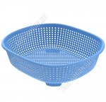 Дуршлаг-мойка на ножк, серо-голуб (37х34 h11см) (25)