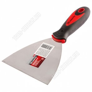 Шпательная лопатка из нерж.стали, 120мм, 2-комп.ручка 