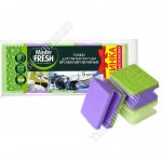 Губка д/посуды, профилир 5шт (80x63x40мм) (36)