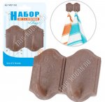 Крючок самоклей, пластик, н-р 2шт (2,5х10см) Дерево/Вуд