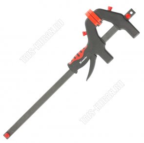 Струбцина универ. быстрозажимная, F-образная, 760х1065х90мм, пласт.корпус 