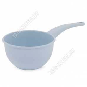 Ковш кругл.2,0л (d19 h10см Lруч.16см) голуб (25) 