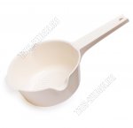 Дуршлаг 1,1л (d19,5 h8см) с руч, носиком, слон.кость (20)