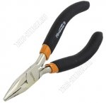 Mini Длинногубцы прям.130мм. никел,авторазжим (6) 