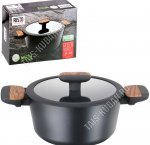 Mon Кастрюля 2,6л d20см,черн.матовый (6)