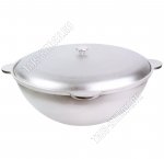 Казан татарский (д/плова) 40л d60 h25см с металлической крышкой (3)