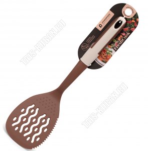 SoYummy Лопатка кулинарная с прорезями (нейлон+пластик) L35х9см (12) 