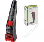 Машинка для стрижки (аккум) 3Вт, телескоп. насадка (0,5-10мм),черный/красный (24)