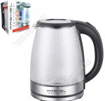 Чайник стекло 1,8л 1500Вт, рельеф 
