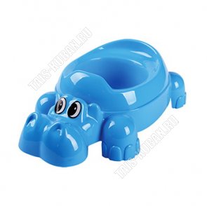 Горшок-игрушка (38х22,5 h11см) голубой 