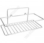 Полка настен, прям (26,5х13 h11,5см) борт 2прута,хром,креплен.п/шуруп (не комп-т) (1)
