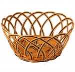 Сухарница-хлебница п/дерево круг.(d21 h7,5см) 