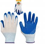 Перчатки д/сад.работ 9 разм (L) полиэстр+нитрил-ладонь (12)