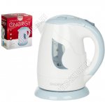 Чайник пластик 1,0л 900Вт, бел.голуб(12)