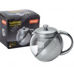 Чайник завар (стекло+нерж) 