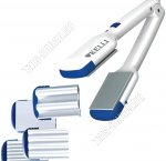 Выпрямитель для волос 25Вт, керамические пластины, цвет белый (12)