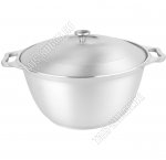 Казан  8,0л коническая,металл крышка (4)