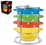 Бульонница набор 4шт 650мл 