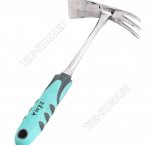 Мотыжка комбинир. 3-х зуб.+тяпка (цельн,нерж) 