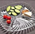 Менажница 4-х секционная 24х24см 